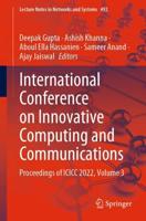 International Conference on Innovative Computing and Communications Volume 3