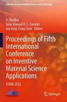 Proceedings of Fifth International Conference on Inventive Material Science Applications