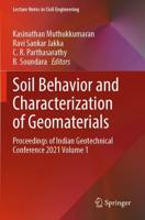 Soil Behavior and Characterization of Geomaterials Volume 1