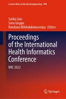 Proceedings of the International Health Informatics Conference