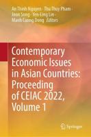 Contemporary Economic Issues in Asian Countries Volume 1