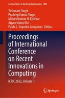 Proceedings of International Conference on Recent Innovations in Computing Volume 1