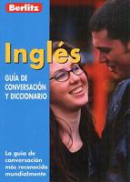 English Berlitz Phrase Book for Spanish Speakers