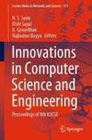 Innovations in Computer Science and Engineering : Proceedings of 8th ICICSE