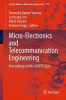Micro-Electronics and Telecommunication Engineering : Proceedings of 4th ICMETE 2020