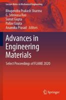 Advances in Engineering Materials : Select Proceedings of FLAME 2020
