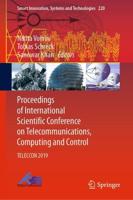 Proceedings of International Scientific Conference on Telecommunications, Computing and Control : TELECCON 2019