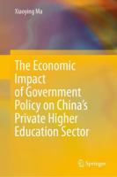 The Economic Impact of Government Policy on China's Private Higher Education Sector