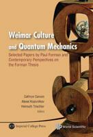 Weimar Culture and Quantum Mechanics