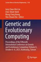 Genetic and Evolutionary Computing Volume I