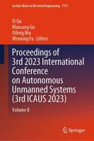 Proceedings of 3rd 2023 International Conference on Autonomous Unmanned Systems (ICAUS 2023). Volume II