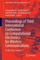 Proceedings of Third International Conference on Computational Electronics for Wireless Communications