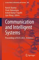 Communication and Intelligent Systems Volume 2