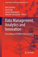 Data Management, Analytics and Innovation