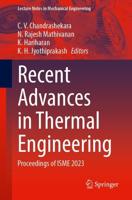 Recent Advances in Thermal Engineering