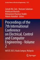 Proceedings of the 7th International Conference on Electrical, Control and Computer Engineering—Volume 2