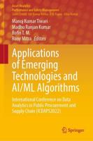 Applications of Emerging Technologies and AI/ML Algorithms