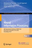 Neural Information Processing Part V