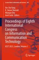 Proceedings of Eighth International Congress on Information and Communication Technology Volume 3