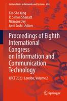 Proceedings of Eighth International Congress on Information and Communication Technology Volume 2