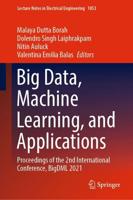 Big Data, Machine Learning, and Applications