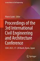 Proceedings of the 3rd International Civil Engineering and Architecture Conference