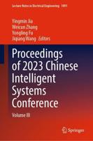 Proceedings of 2023 Chinese Intelligent Systems Conference. Volume III