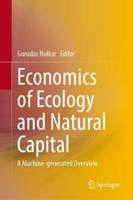 Economics of Ecology and Natural Capital