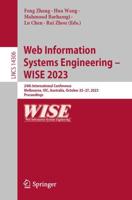 Web Information Systems Engineering - WISE 2023