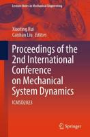 Proceedings of the 2nd International Conference on Mechanical System Dynamics