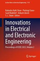 Innovations in Electrical and Electronic Engineering Volume 2