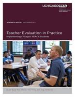 Teacher Evaluation in Practice
