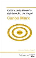 Cr Tica De La Filosofia Del Derecho De Hegel