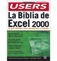 LA Biblia De Excel 2000