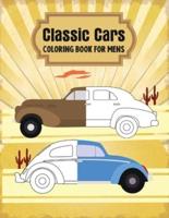 Classic Cars Coloring Book for Mens