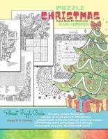 CHRISTMAS puzzle books for adults and coloring. Variety puzzle books for adults. A word search Christmas puzzle book with Christmas coloring pages, Christmas word scramble, Christmas crossword puzzles, Sudoku and more!:  Christmas coloring books for adult