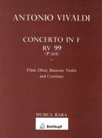 Concerto in F Major RV 99