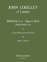 6 Sonatas Op. 1