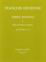 3 Sonatas Op. 70 Nos. 1-3
