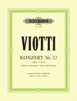 Violin Concerto No. 22 in a Minor (Edition for Violin and Piano)