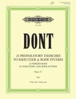 24 Preparatory Exercises to Kreutzer & Rode Studies, Op. 37
