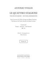 The Four Seasons, Concerti Op. 8; No. 2 in G Minor RV315 Summer (Violin 2 Part)