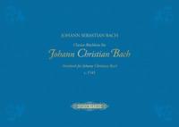 Notebook for Johann Christian Bach