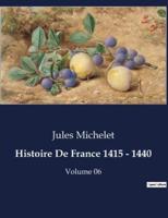 Histoire De France 1415 - 1440