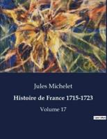 Histoire De France 1715-1723