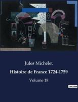 Histoire De France 1724-1759