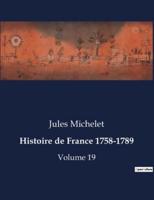 Histoire De France 1758-1789