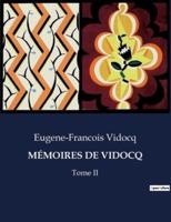 Mémoires De Vidocq