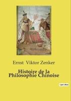 Histoire De La Philosophie Chinoise