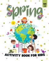 Spring Activity Book for Kids Ages 4-8